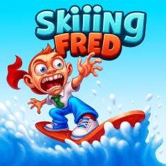 Skiing Fred